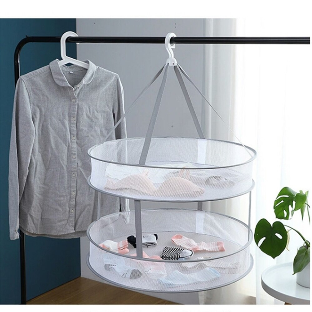 Opvouwbare hangmand, droogrek, net, hanger