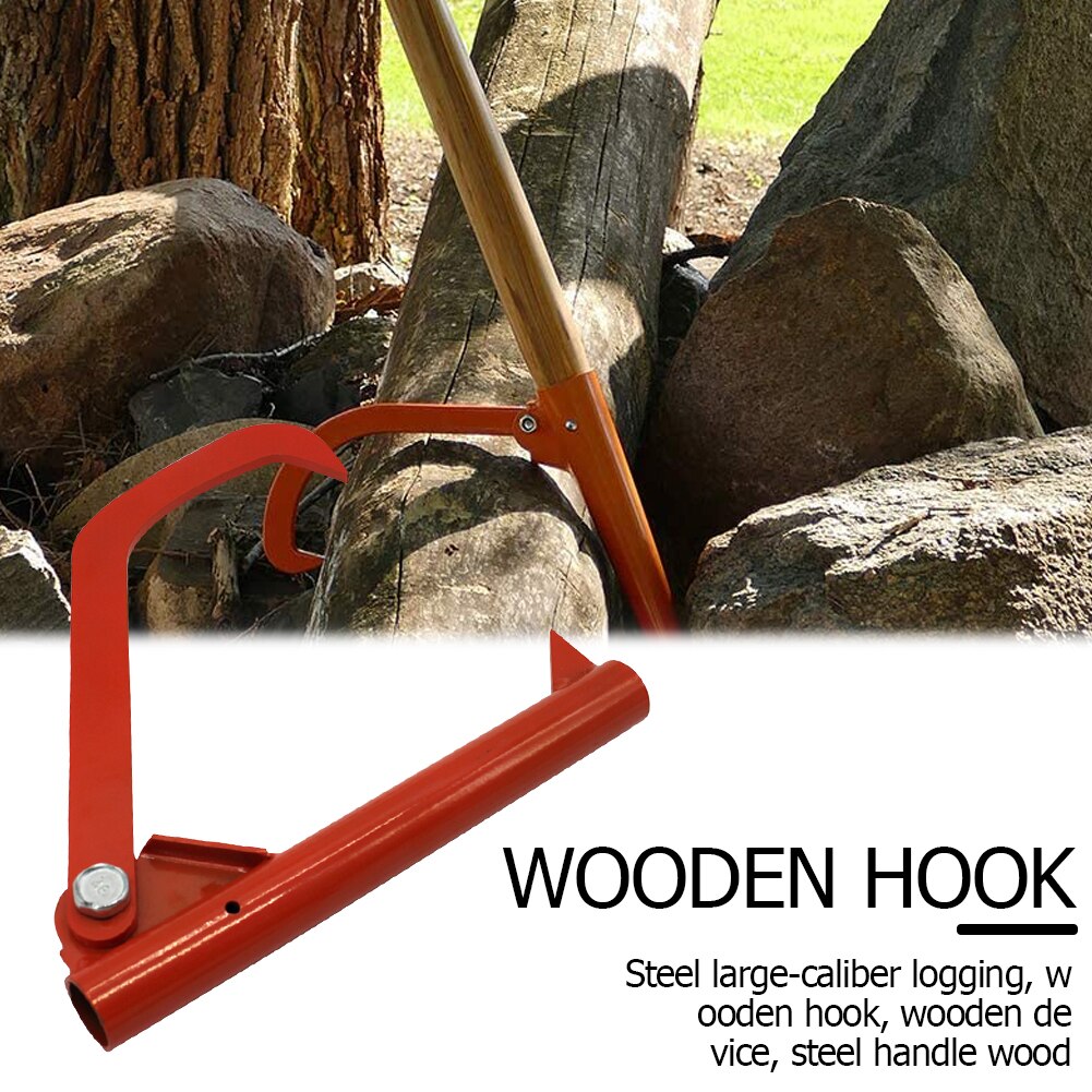 Carbon Steel Roller Felling Lever Garden Backyard Lifter Log Peavy Heavy Duty Durable Rustproof Home Transport Patio Cant Hook
