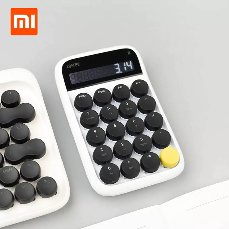 Xiaomi Lofree Bluetooth Numeric Keypad Multi-System Compatible Backlit Keyboard Micro USB 800mAh Capacity Smart Calculator