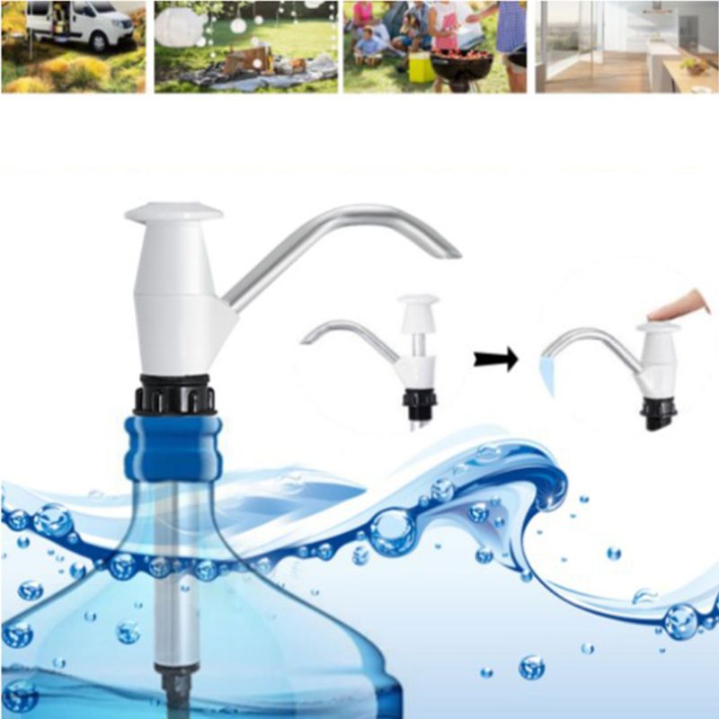 Protable Camping Trailer Multipurpose Sink Water Hand Pump Tap Motorhome RV Outdoor Drinking Simple Practical Parts