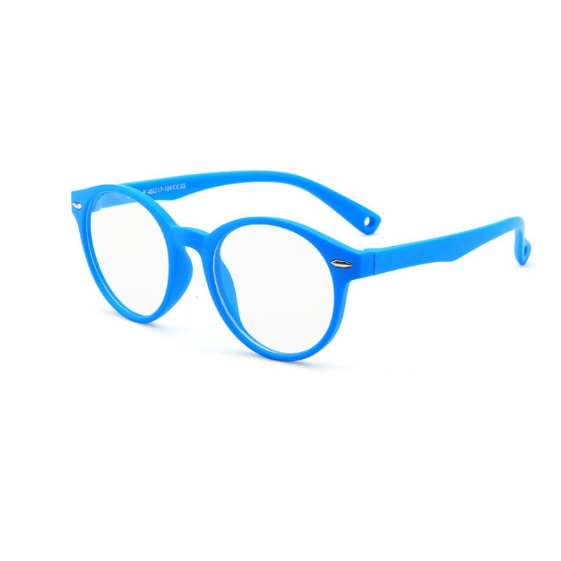 TTLIFE Round Glasses Kids Anti Glare Filter Children Eyeglasses Girl Boy Optical Frame Clear lenses Anti Blue Light Blocking: C1