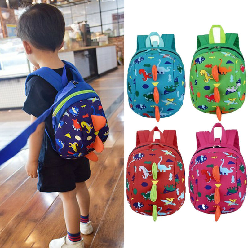 Mochila de dinosaurios antipérdida para bebés, accesorios para bebés, Correa con arnés para caminar para niños,
