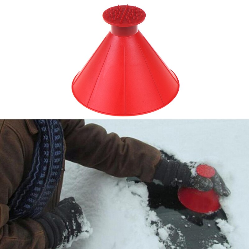 Snow shovel automotive supplies winter snow covered plastic car snow scraper funnel Scrape around Cone snow blower