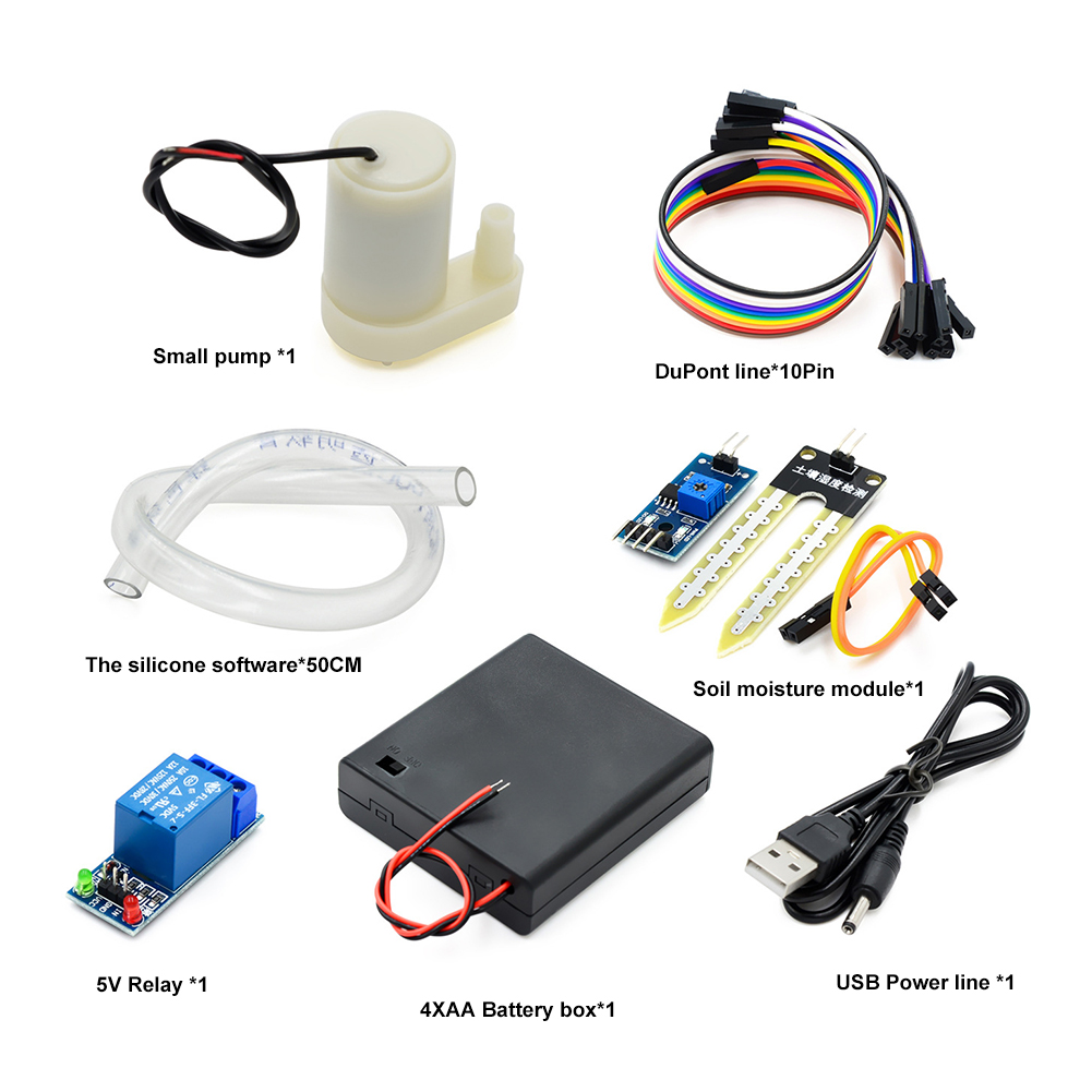 Automatische Irrigatie Module Kit - Bodemvochtsensor & Mini Waterpomp voor Arduino DIY