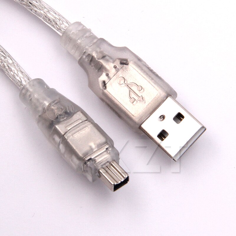 USB 2.0 naar IEEE 1394 Firewire 4 Pin 4 voeten Verlengkabel voor Digitale Camera of camcorder