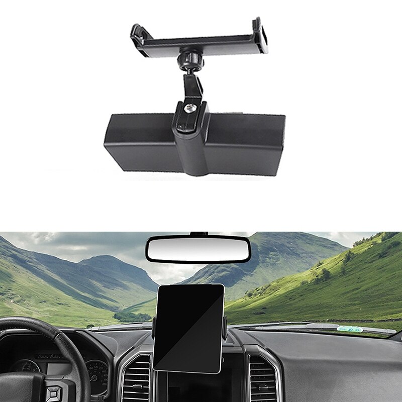 Bil interiör gps mobiltelefon pad hållare fäste mobiltelefon stativ klistermärke tillbehör bil styling för ford  f150 up