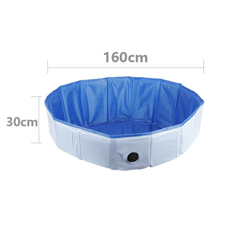 Hund pool vikbar hund simbassäng husdjur bad badkar badkar husdjur pool hopfällbar badpool för hundar katter barn