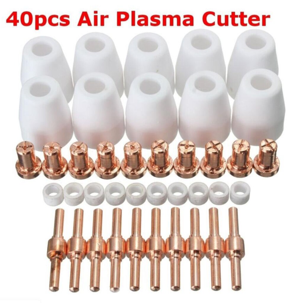 100Pcs Air Plasma Cutter Consumables Extend Fit Soldering iron Soldering Station for PT-31 LG-40 Torch CUT-40 50