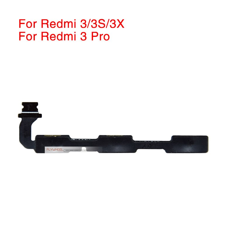1pcs Power Button Flex Replacement For Xiaomi Redmi S2 3 3X 3S 4A 4X 5A 6A 7 5 Plus Note 5 6 Pro Mute Volume Control Side Switch: For Redmi 3S 3 Pro