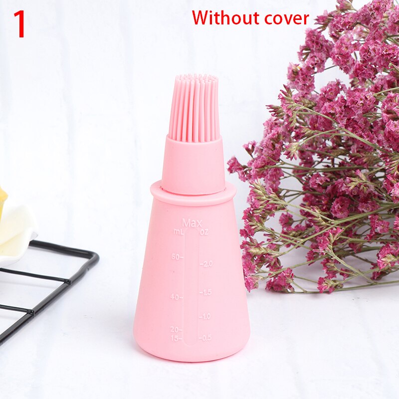 Bærbar tøbørste køkkengadgets silikone varmebestandig olieflaskebørster madlavningstilbehør grillværktøj: Pk1