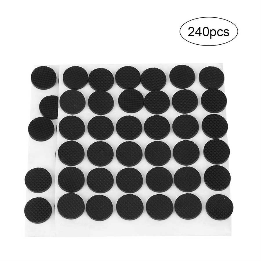 240Pcs Waterdichte Siliconen Pads Afdichting Ronde Mat Schroef Bevestiging Washer 15Mm X 2Mm Deur Silicon Bumper