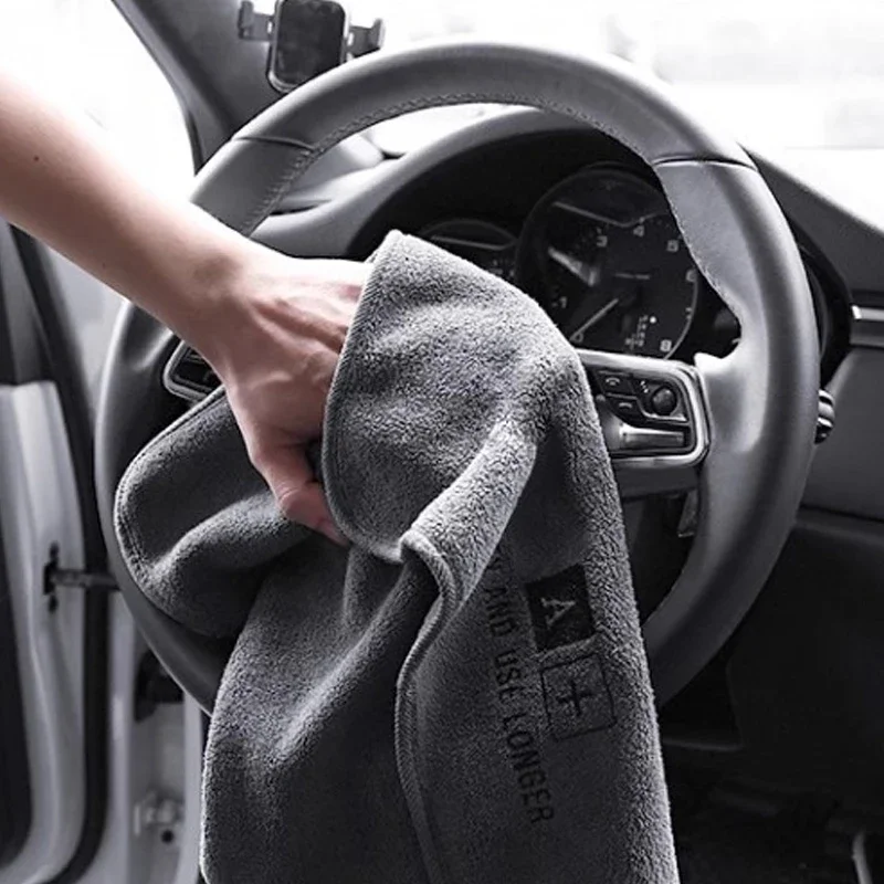 5/1PC High-end-Mikrofaser Auto Waschen Handtuch Auto Reinigung Trocknen Tuch Säumen Auto Pflege Detaillierung tuch Wasser Absorption Auto Lappen
