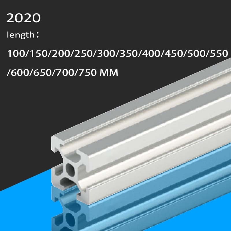 Profilé en aluminium , rail extrudé, accessoires d'imprimante 3D, norme européenne, pour table CNC