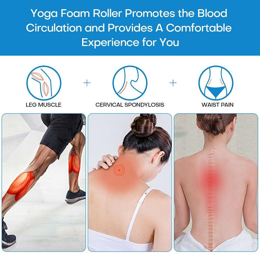 Yoga Kolom Fitness Foam Roller Pilates Yoga Oefening Excrise Massage Spier Blok Roller Spier Gereedschap Roller Soft Back P2J1
