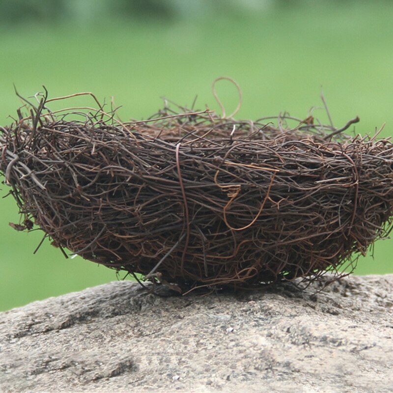 Påske kunstige rottingfugle reden med æg til boligindretning diy søde håndværk påske kunst og håndværk bryllupshave have