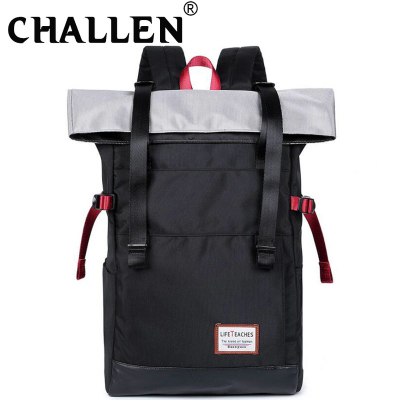 Mænds rygsæk udendørs stor kapacitet rejsetaske laptop rygsæk mænd fritid skoletaske  c45-28