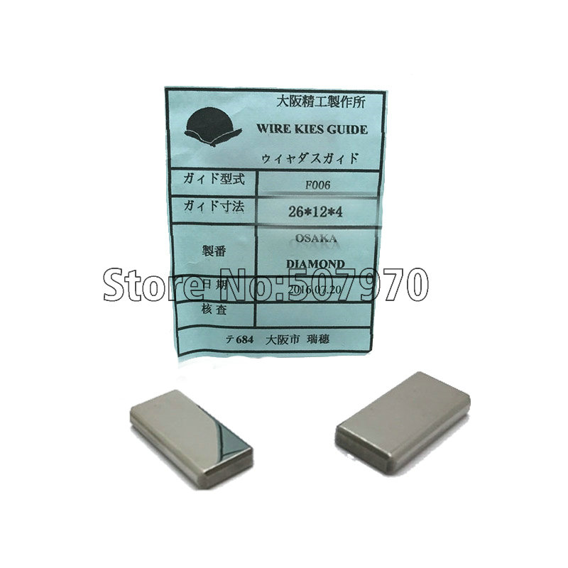 Fanuc-A290-8110-x750 de código de carburo de tungsteno para máquina EDM de CNC, contacto de alimentación 26*12*4mm F006