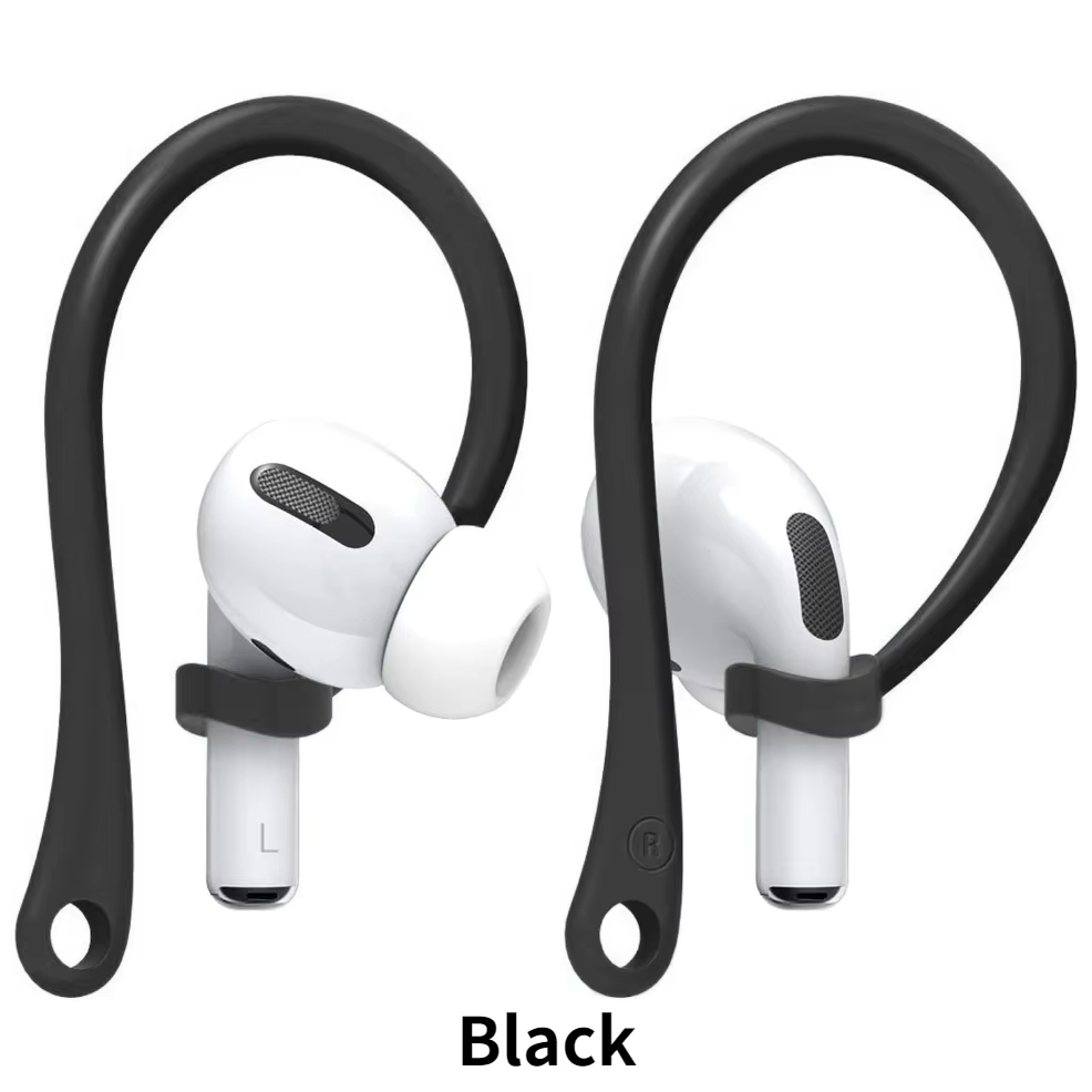 1Pair Silicone Anti-Lost Earhook For Apple Airpods Pro 1 2 3 Xiaomi Huawei Wireless Bluetooth Headphone Protective Accessories: Deep Pink