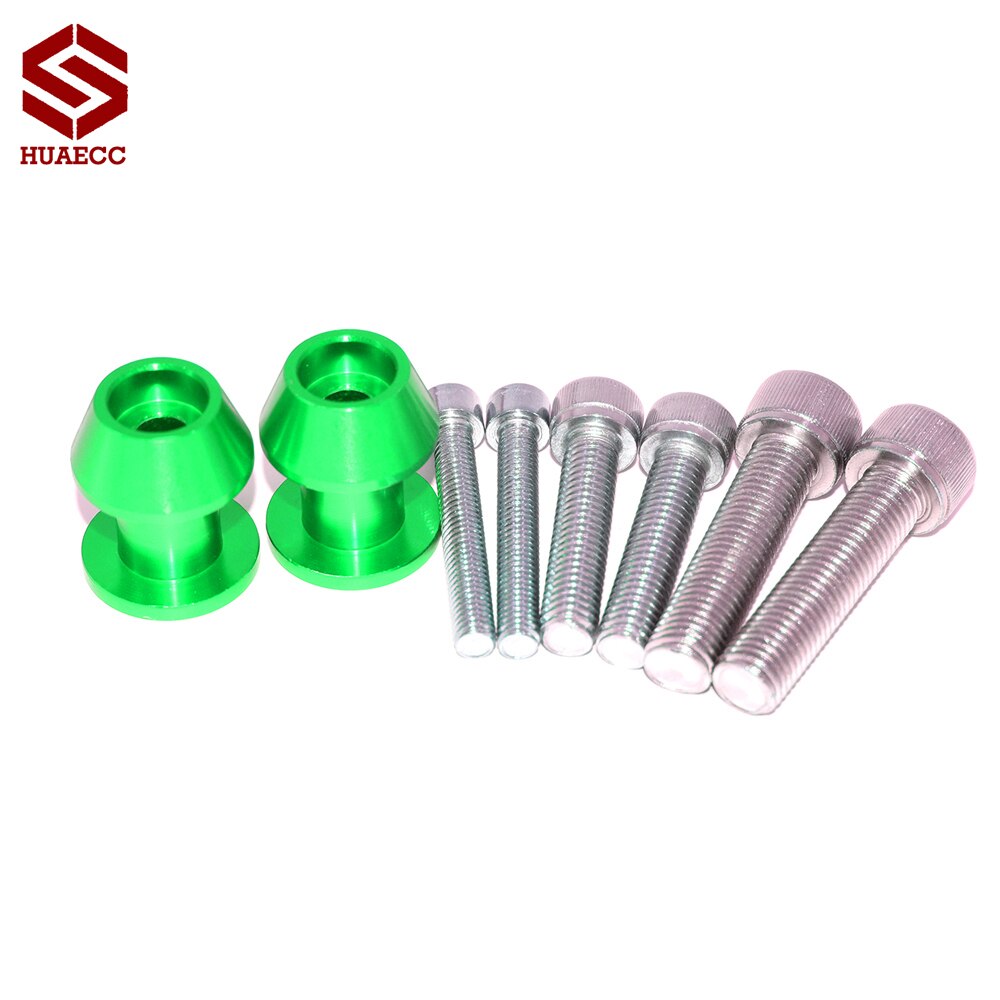 Motocicleta CNC basculante carrete Sliders 10mm carretes de brazo oscilante deslizadores para Kawasaki Z750 Z1000 Z1000SX ZX6R ZX6RR 636 ZZR600