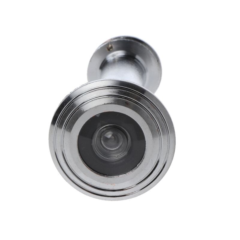 Stainless Steel Peephole for Front Door with Privacy Cover Hidden Security Door Viewer 200 Degree Wide Viewing Angle