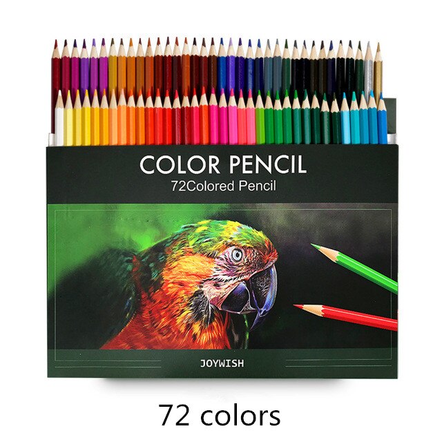 JOYWISH 72 colored Pencil Lapis De Cor Professionals Artist Painting Oil Color Pencil For Drawing Sketch Art Supplies: 72 colors