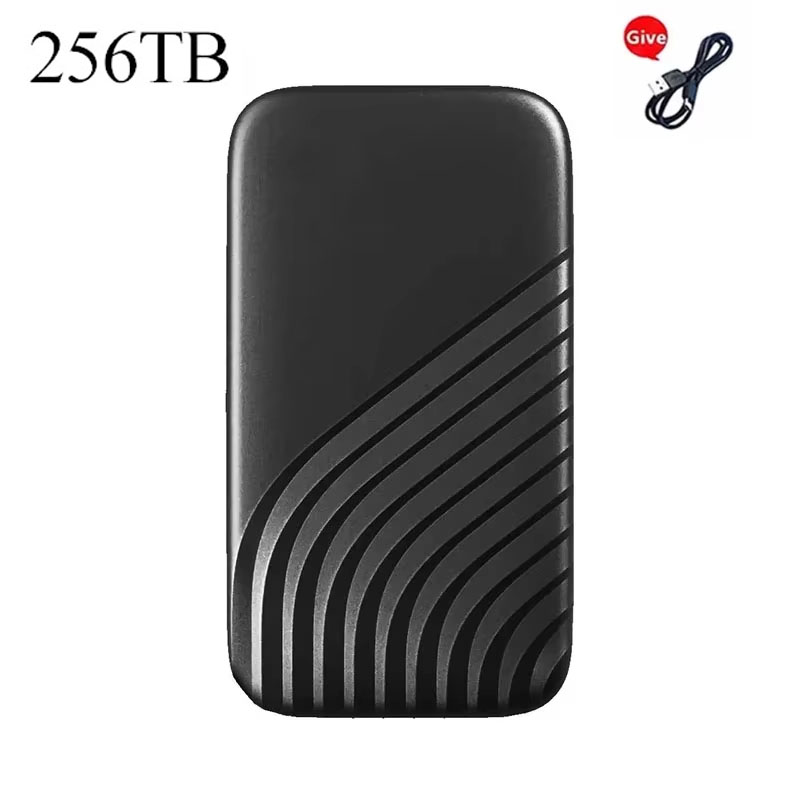 Lenovo 128TB High Speed SSD External Hard Drive USB3.1 Type-C Portable Storage for Laptop/PC 2TB 4TB 8TB Flash Drive