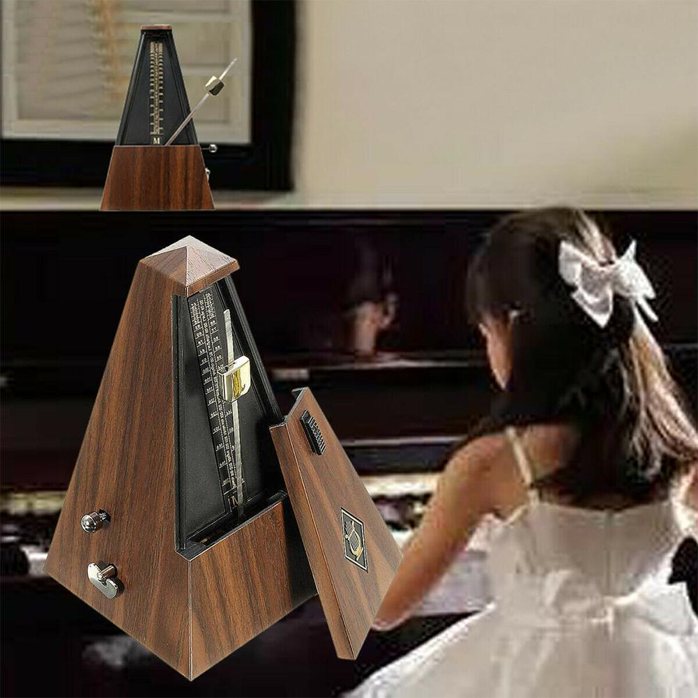 Vintage Style Mechanical Metronome Guitar Piano Violin Zither Musical Instrument Music Timer Precision Spring Mechanism