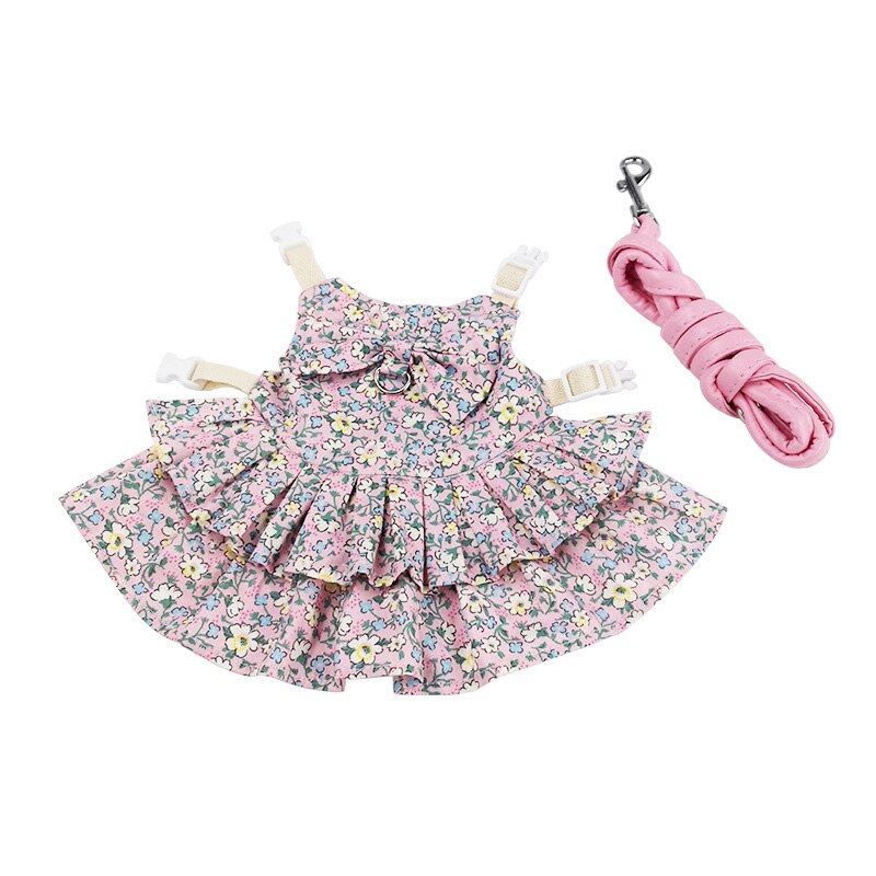 Cute Bunny Pet Vest Rabbit Clothes Dress Harness Supplies Bunny Clothes Accessories Clothes Dress Strap Harness For Rabbit