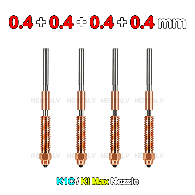 For Creality K1C / k1 Max Hotend Ceramic Heating Block Kit 3D Printer Parts Quick-Swap Nozzle Kit Heat Break Resistance Hotend