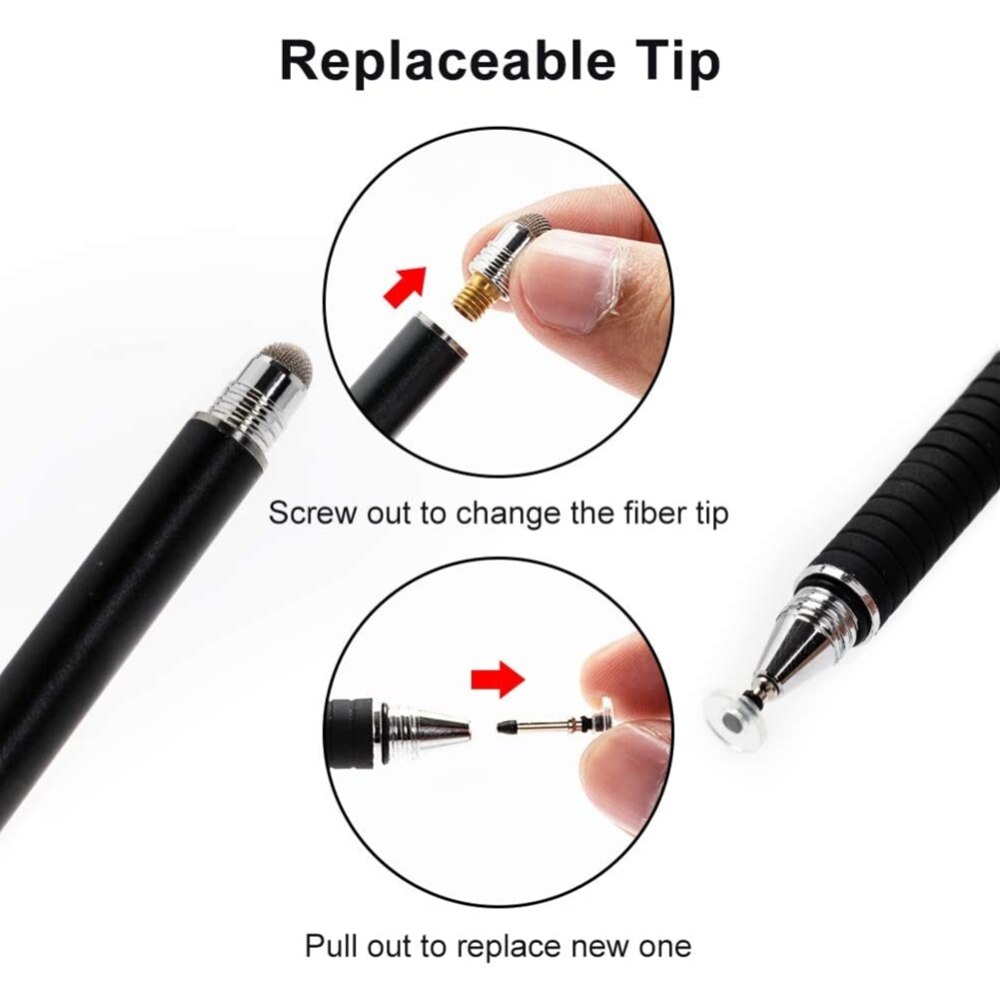 Universele 2 In 1 Stylus Pen Tekening Tablet Pennen Capacitieve Scherm Touch Pen Voor Mobiele Telefoon Smart Pen Accessoires