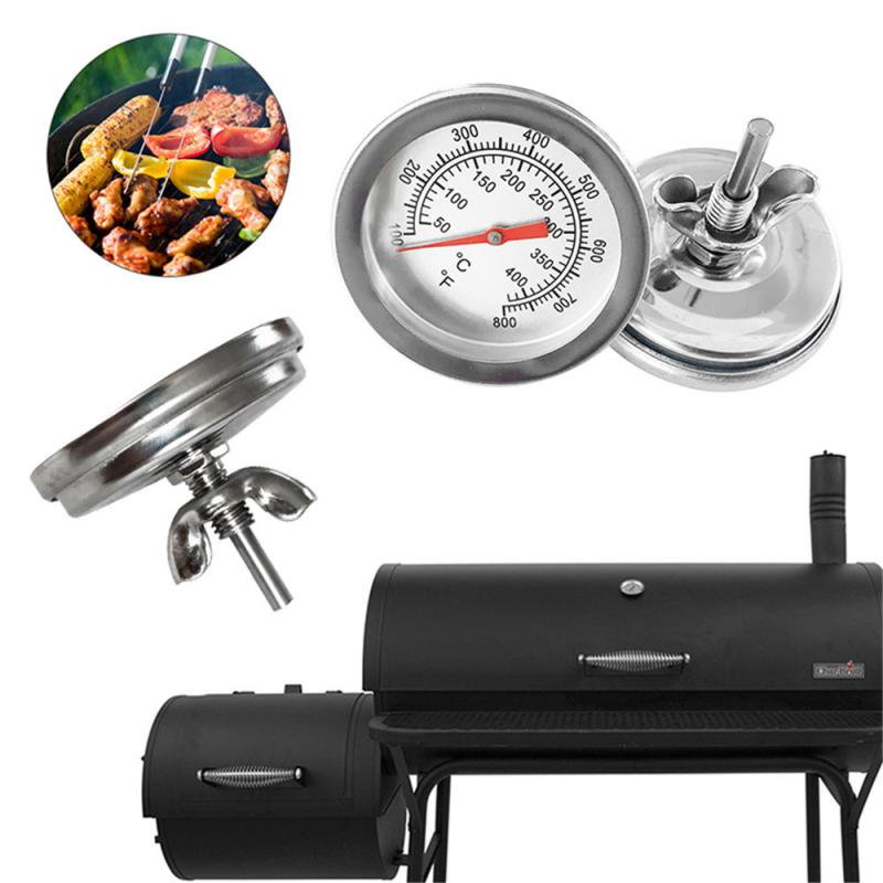 Rvs BBQ Roker Grill Thermometer Temperatuurmeter 50-800 Graden Fahrenheit 10-400/50-350/50-500 Graden Celsius