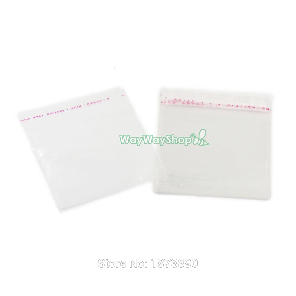 200 STKS Mini CD DVD Plastic Bag 8 CM Clear Mouwen Opslag Houder Case