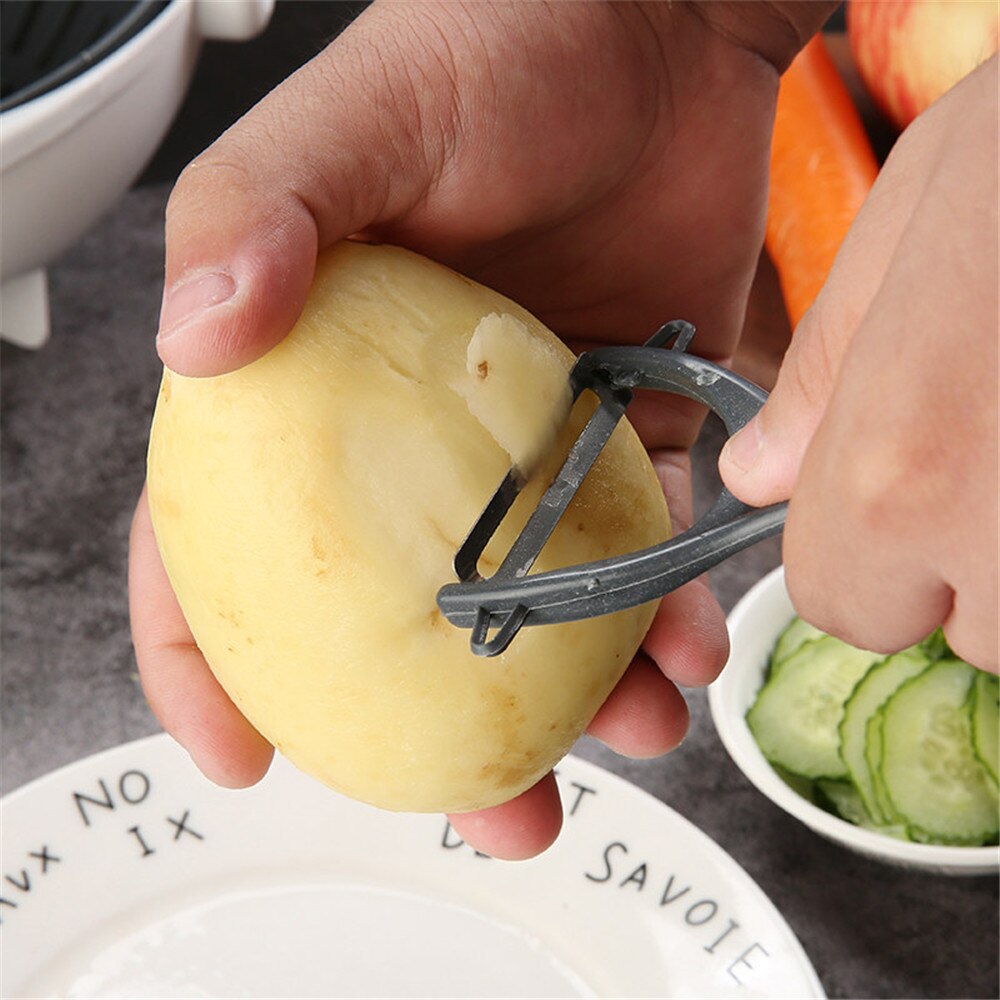 Gemüse Cutter 6 in 1 Multislicer Manuelle Reibe für Gemüse Schäler Heimat Manuelle Gemüse Cutter Gemüse Schneidemaschine Zerhacker