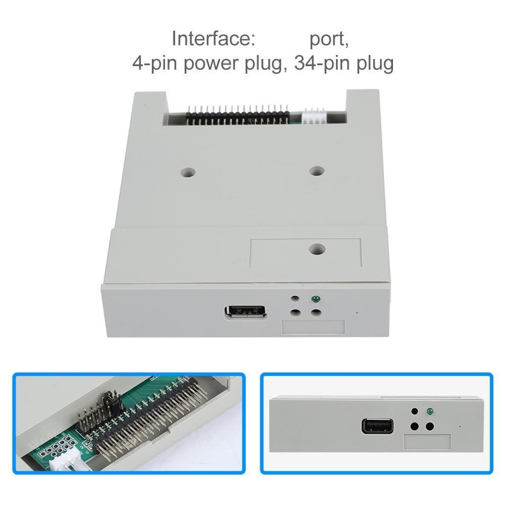 SFR1M44-U, 1,44 MB, emulador de SSD con USB flexible, emulador de unidad flexible de enchufe y juego, emulador de unidad de disquete de 34 Pines, potencia de DC-5V, memoria integrada
