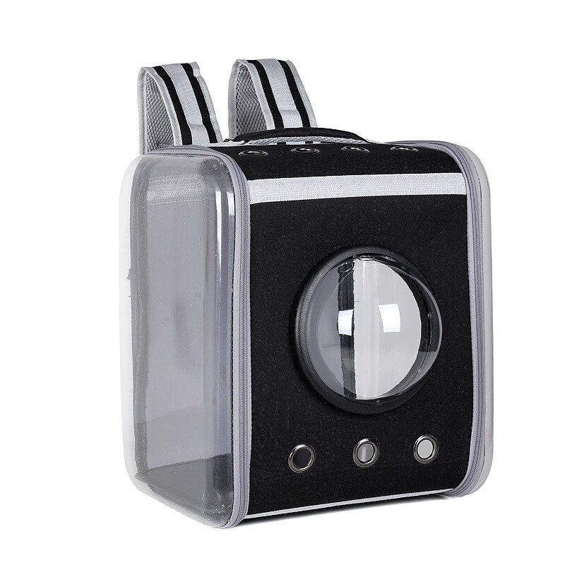 Moorpet – sac à dos pour chat à sortir, sac Portable pour chat, sac pour chien, grande capacité, deux boîtes pour chat, Capsule d'espace, bonne , plusieurs couleurs: black