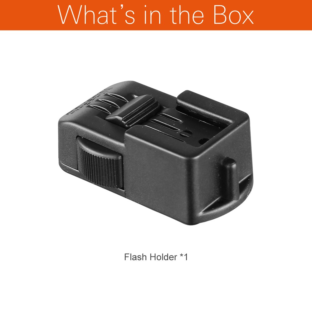 Flash Adapter Holder Shoe Adapter Mount 1/4" for CAN NIK Flash Speedlite NiceFoto FLH-15