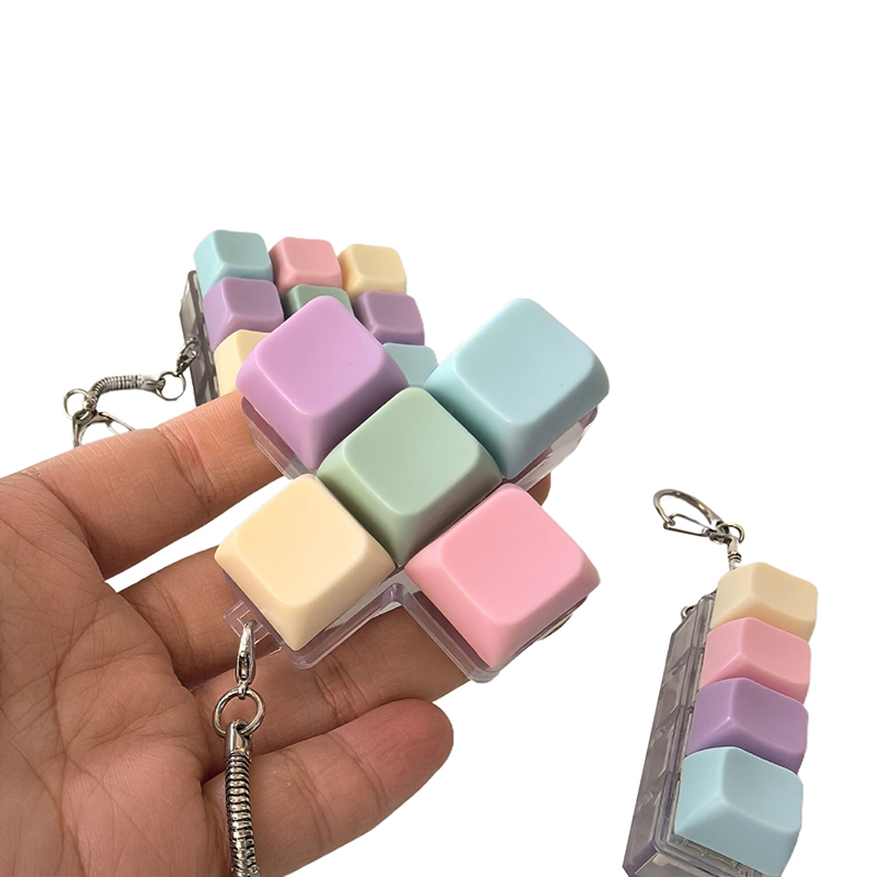 1/4/5/9 toetsen mechanisch toetsenbord as tester knop toetskap sleutelhanger toetsenbord sleutelhanger speelgoed vinger toetsenbordkapjes speelgoed