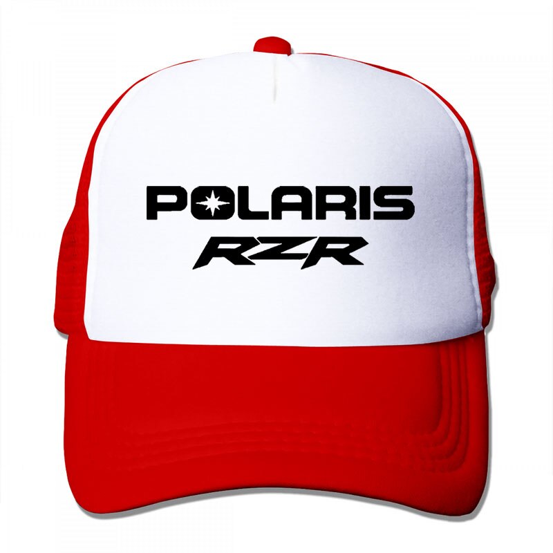 Polaris Rzr Utv 2 Baseball cap men women Trucker Hats adjustable cap: 3-Red