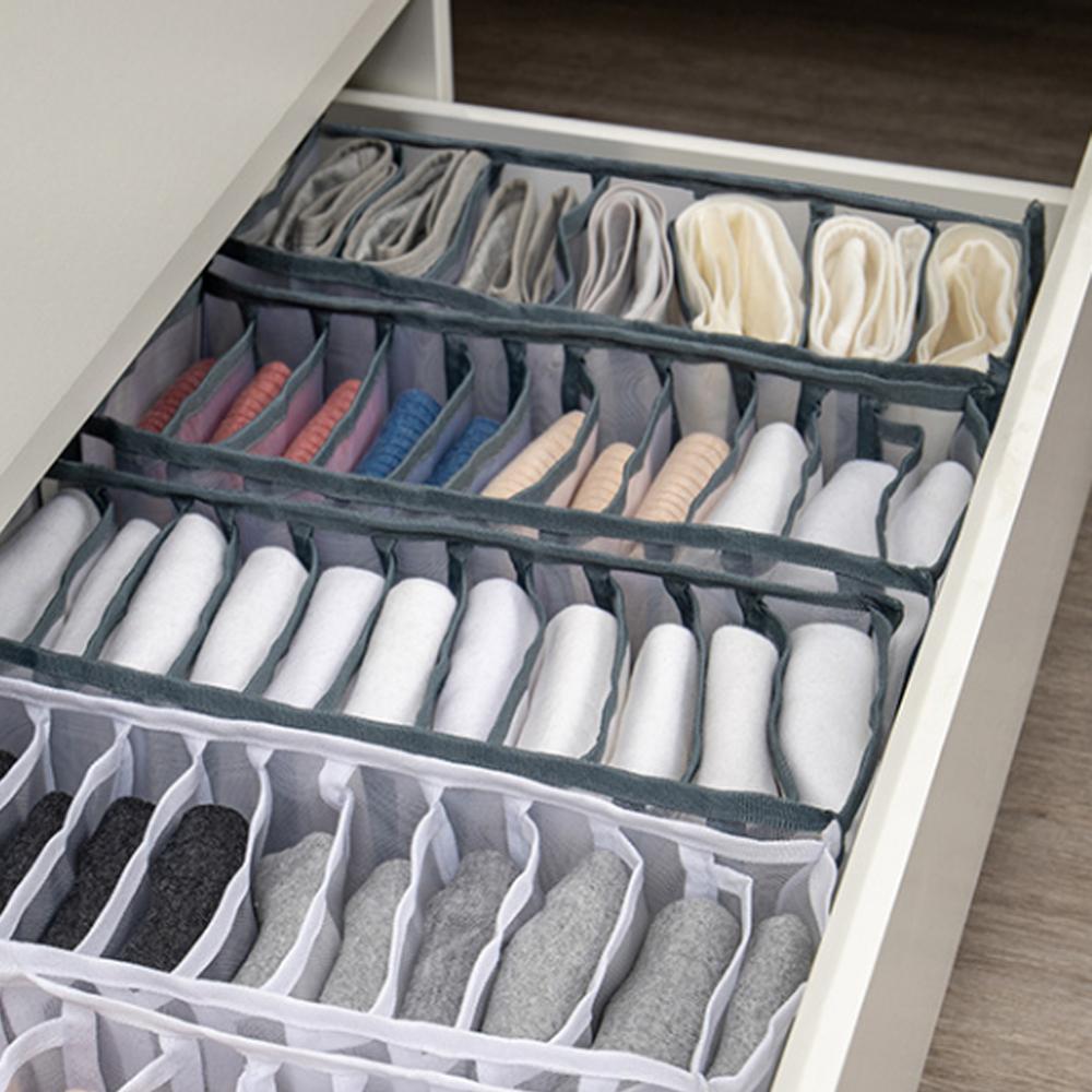 Drawer Organizer Divider Underwear Women's Socks Artifact Cloth Art Drawer Type Separated Household Compartmental Box Dropshippi