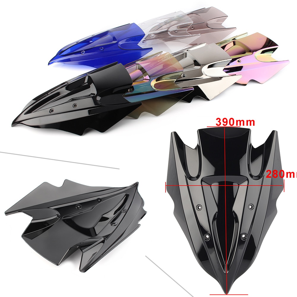 Motorcycle Windshield Windscreen Double Bubble For KAWASAKI Ninja 300 250 ABS Plastic