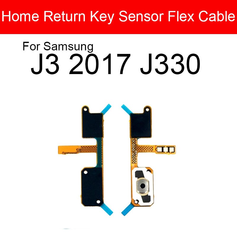 Navigator Terugkeer Sensor Voor Samsung Galaxy J1 J100 J2 J3 J4 J5 J7 Max Pro Return Key Home knop Flex Kabel Onderdelen: J3 2017 J330