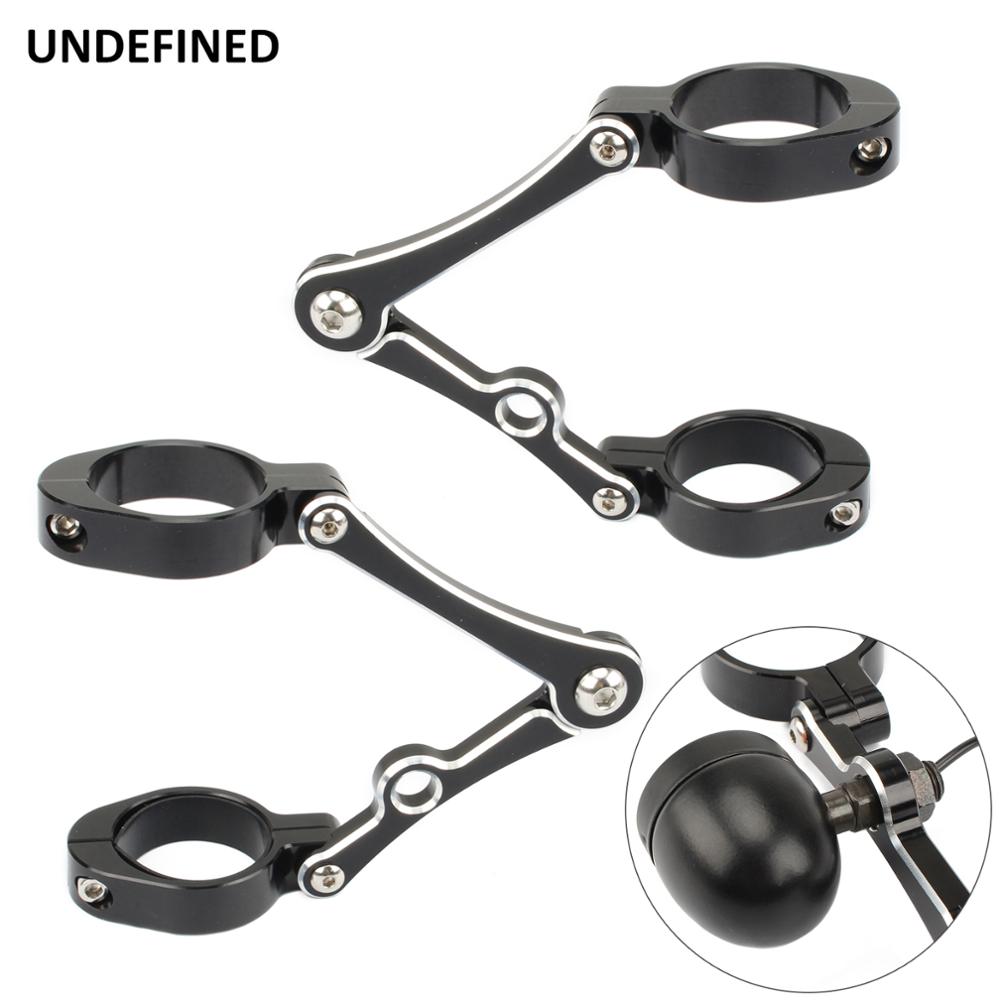 Soporte Universal para Faro de motocicleta, abrazadera de montaje para lámpara de cabeza, ajustador de orejas, arandelas, 39mm-41mm
