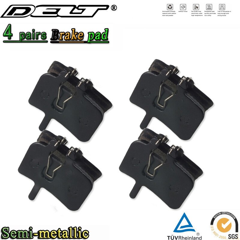 4 para MTB Góra rower rowerowy hamulec tarczowy Podkładka dla Hayes hmx-mag seria 9 MX1 półmetaliczne akcesoria: Default Title