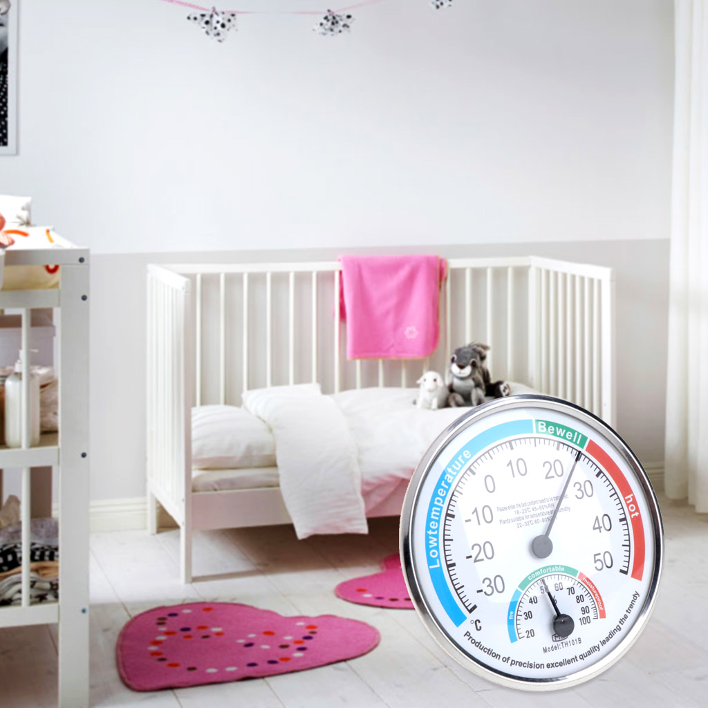 Hushålls analog termometer hygrometer temperatur fuktighetsmätare mätare