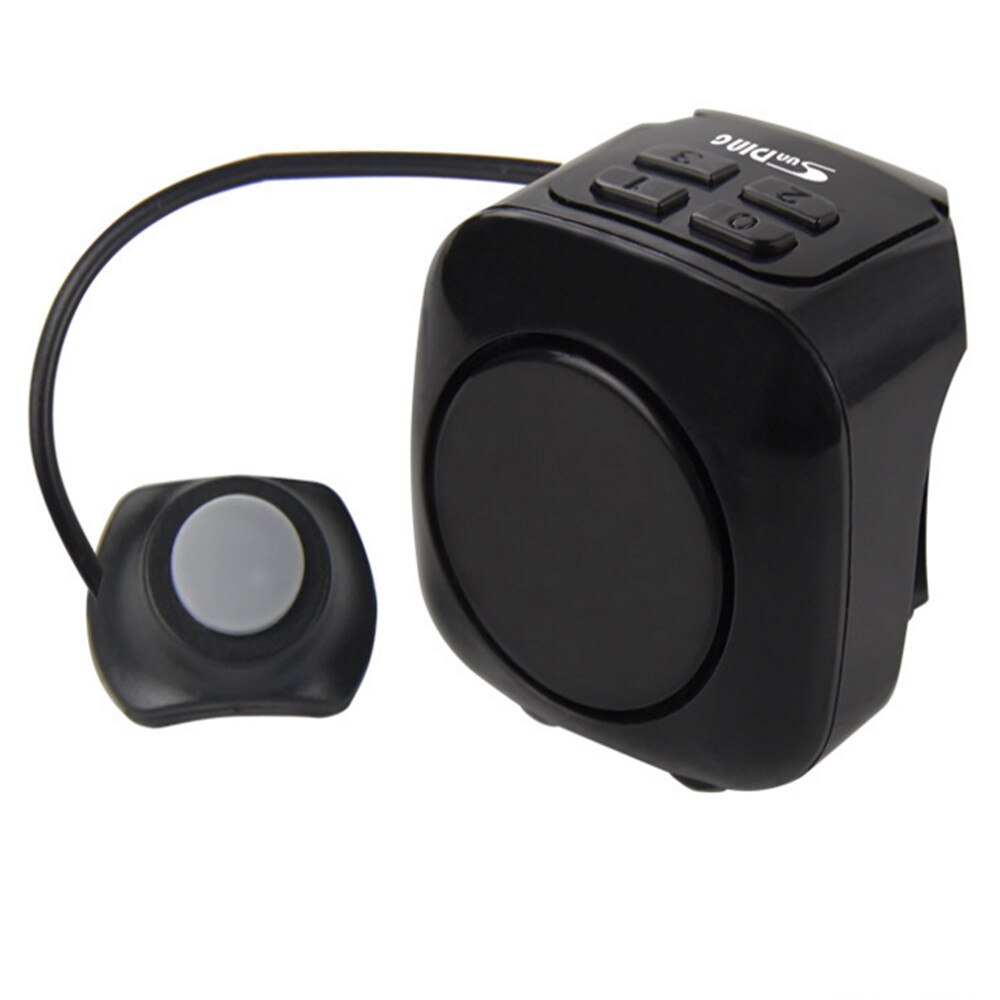 Sonnette De Vélo Électrique - 4 Modes Sonores - Alarme Anti-Vol - IPX4 Étanche - Rechargeable USB