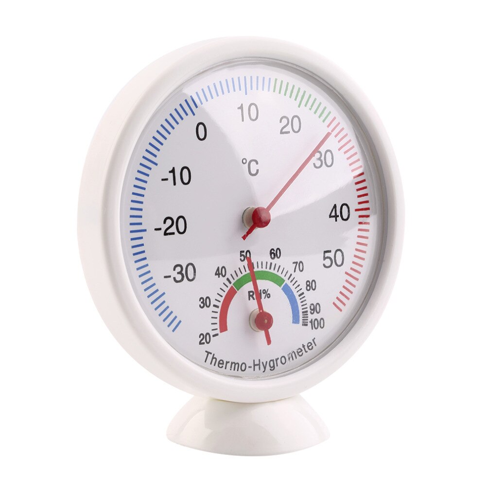 Draagbare Indoor Outdoor Digitale Thermometer Hygrometer Mini Pointer Temperatuur Meter Weerstation Tafel Stand Muur Hangen Soort