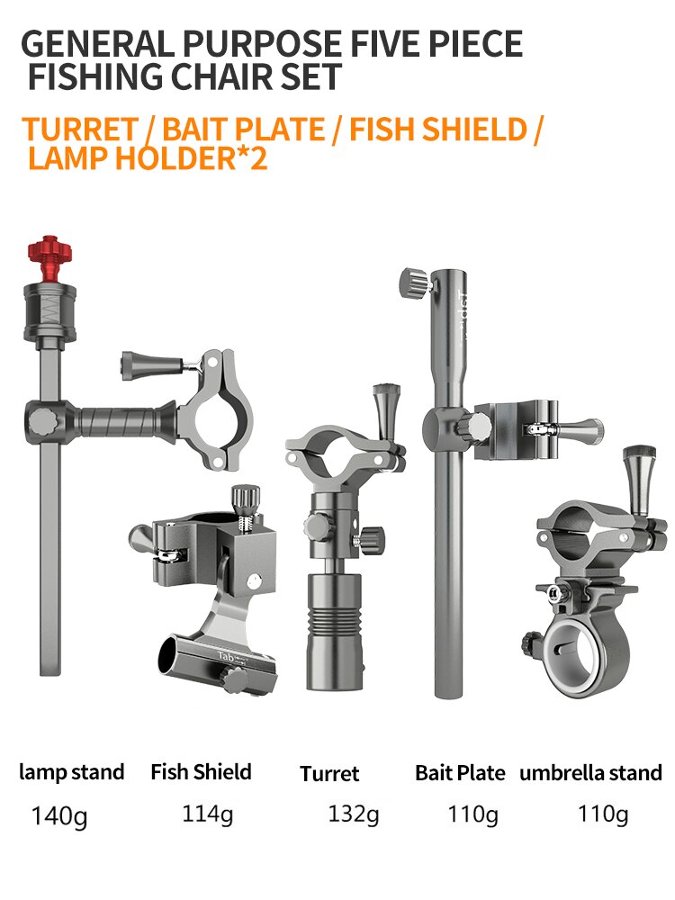 Paraply universal fiskestativ holder beslag fiskestol justerbar montering roterende fiskeredskaber fast værktøj