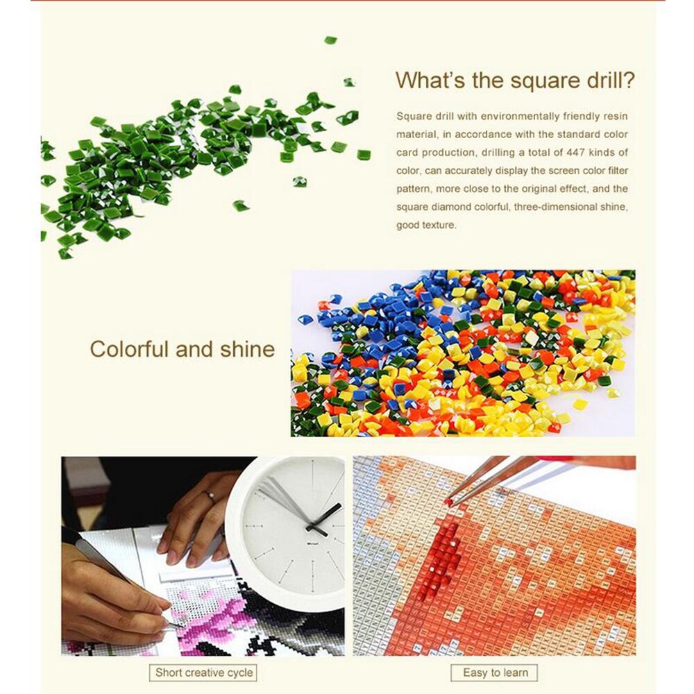 Peinture 5D bricolage diamant | , carré/rond, broderie diamant, grand camion, point de croix strass, mosaïque, décoration , TY640