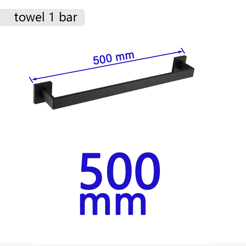 Matte Black Bathroom Hardware 304 Stainless Steel Towel Rack Toilet Paper Holder Liquid Soap Holder Towel Bar Toilet Accessories: Navy Blue