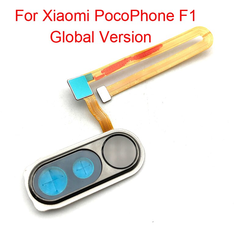 Reparatie Vingerafdruk Scanner Voor Xiaomi Pocophone F1 Home Button Vingerafdruk Menu Return Key Erkenning Sensor Flex Kabel